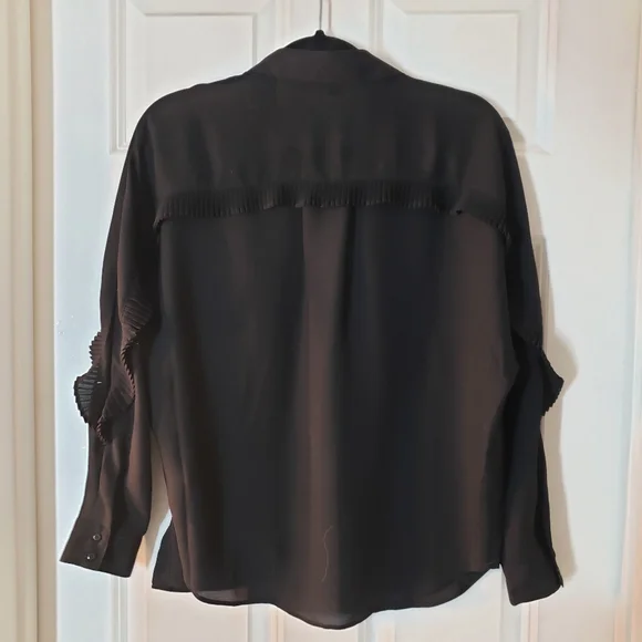 Express Western Ruffle Blouse XS - Picture 7 of 7